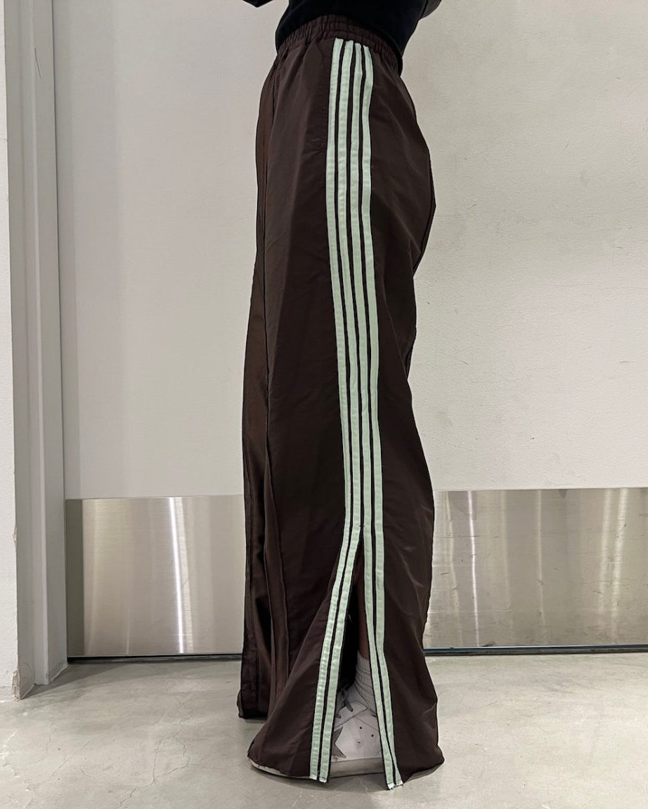 MIXED PANEL SLIT TRACK PANTS
