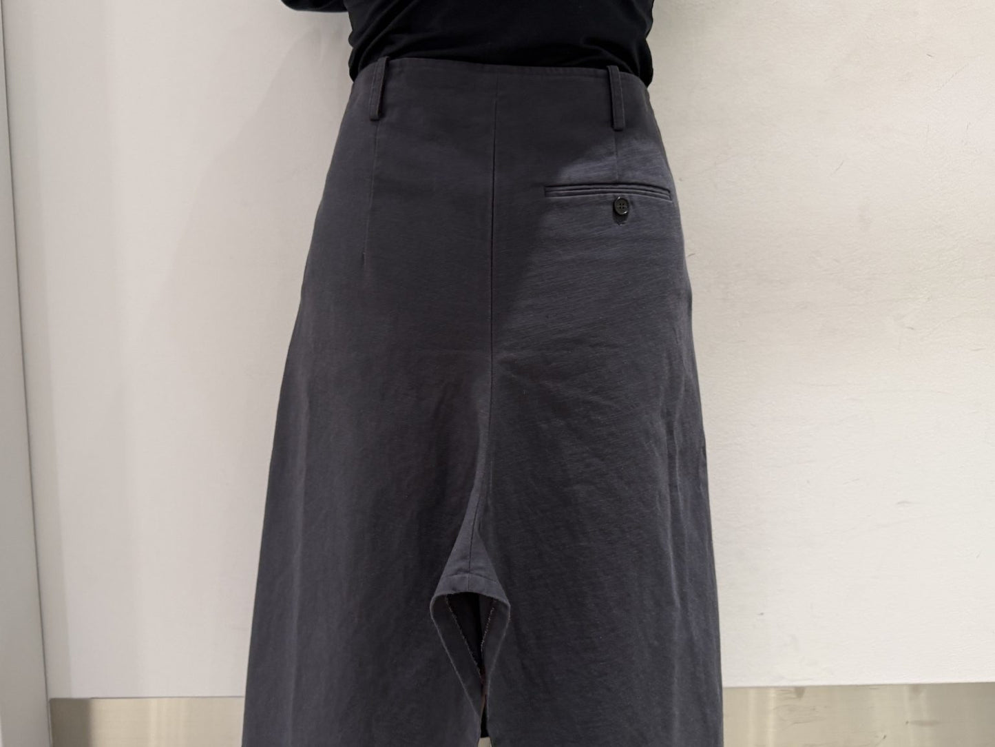 PLEATED COTTON SKIRT