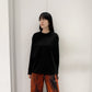COTTON JERSEY SWITCHED TOP【25AW】