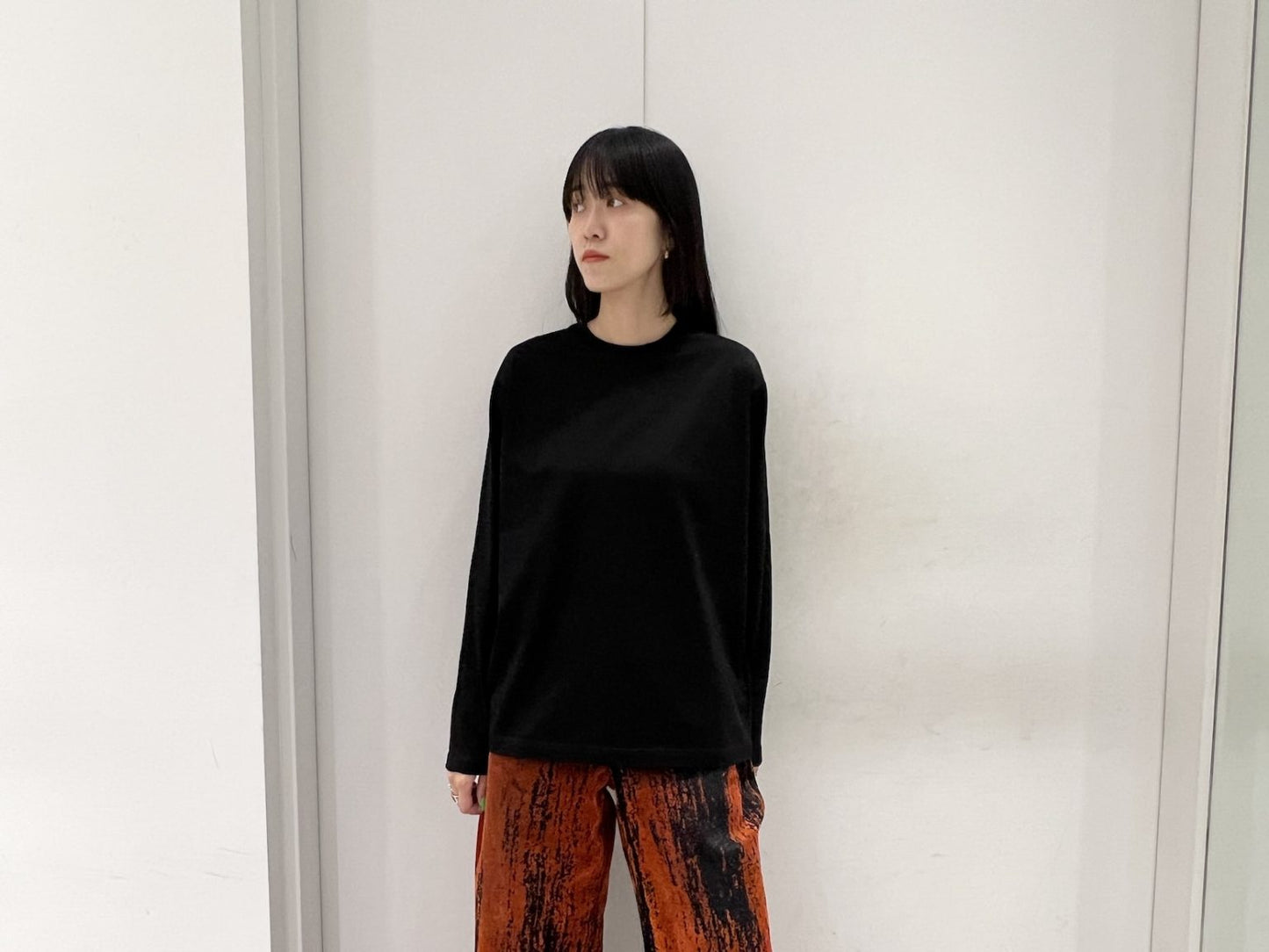 COTTON JERSEY SWITCHED TOP【25AW】