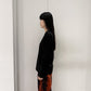 COTTON JERSEY SWITCHED TOP【25AW】