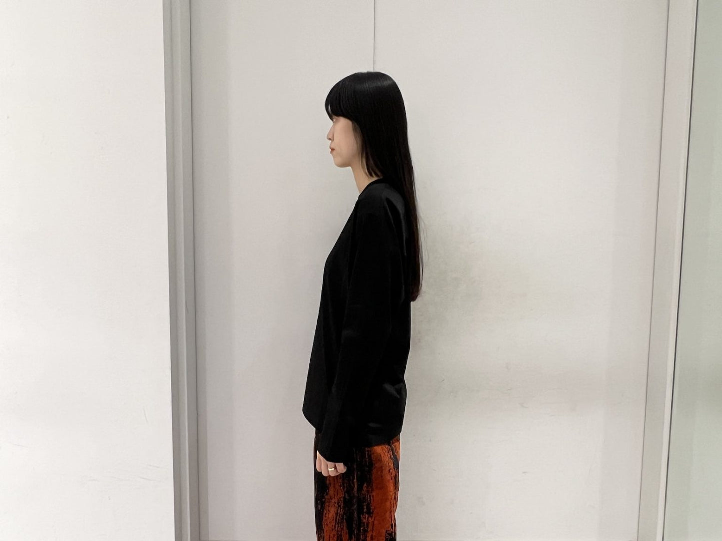 COTTON JERSEY SWITCHED TOP【25AW】