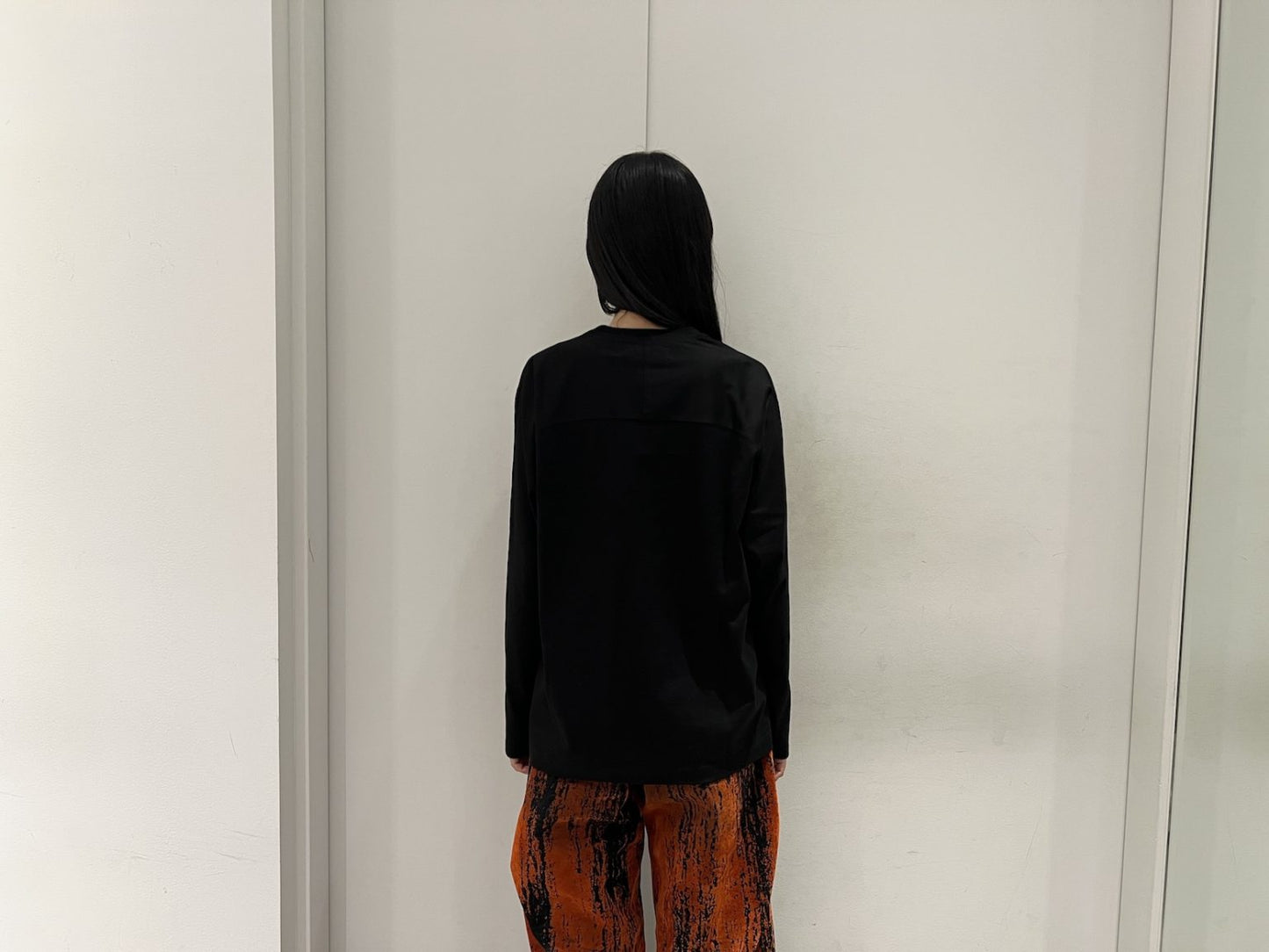 COTTON JERSEY SWITCHED TOP【25AW】