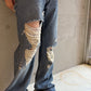 Ripped Medium Fit Pants【24AW】