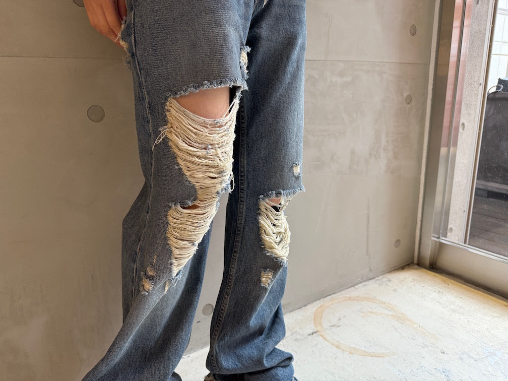 Ripped Medium Fit Pants【24AW】