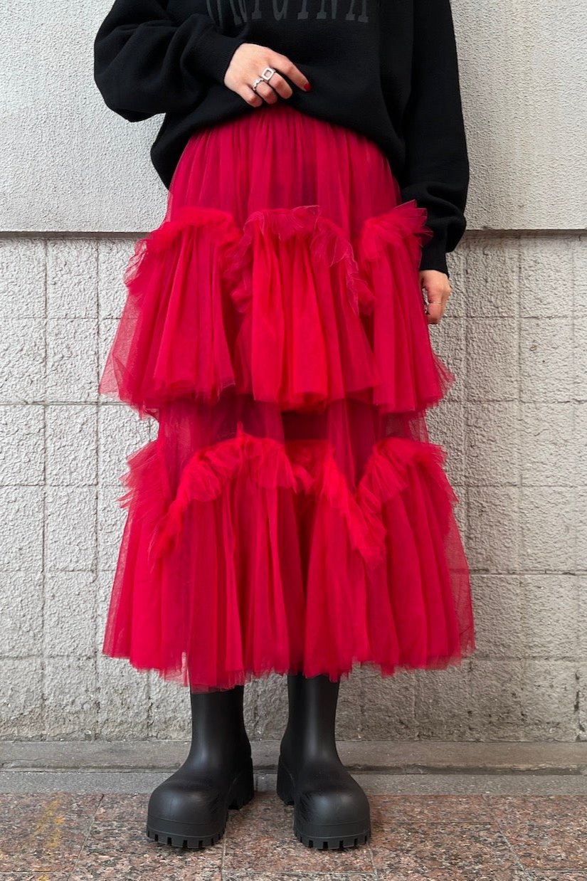 Swell Tulle Skirt【24AW】