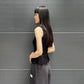 FLOWER PUNCHING SLEEVELESS TOP