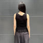 FLOWER PUNCHING SLEEVELESS TOP