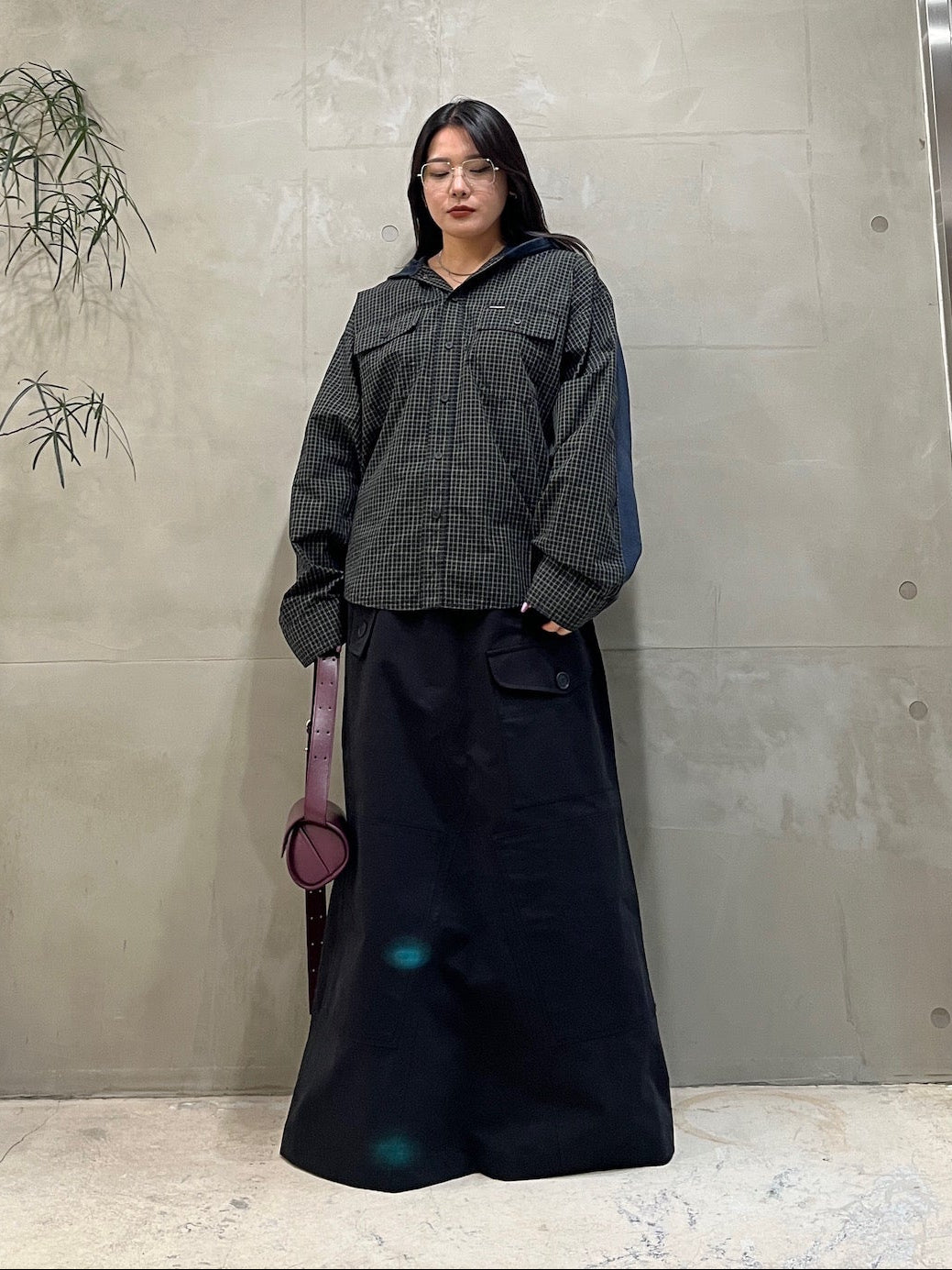 Cut-Up Hooded Shirt（UNISEX）