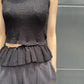 FLOWER PUNCHING SLEEVELESS TOP