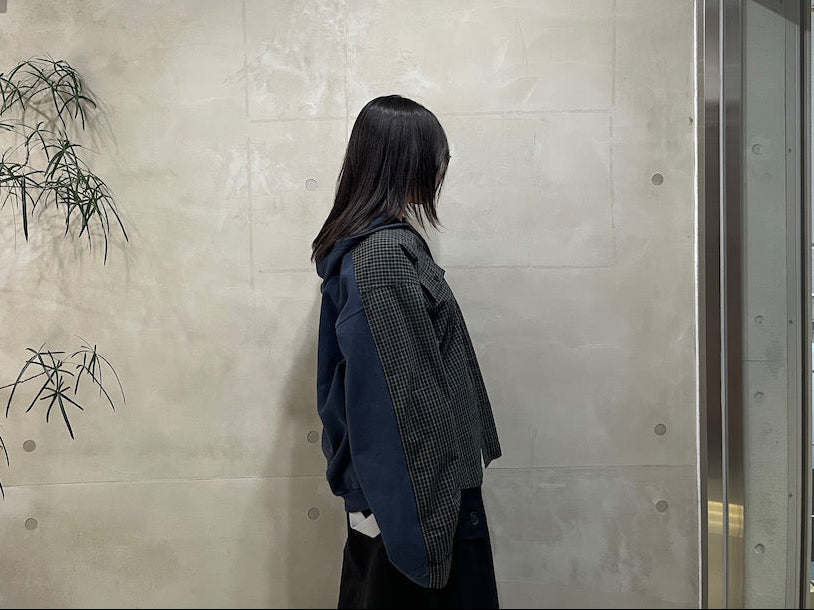 Cut-Up Hooded Shirt（UNISEX）