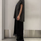 ”BACK STAR SOUNDS” LAYERED T-SHIRT DRESS
