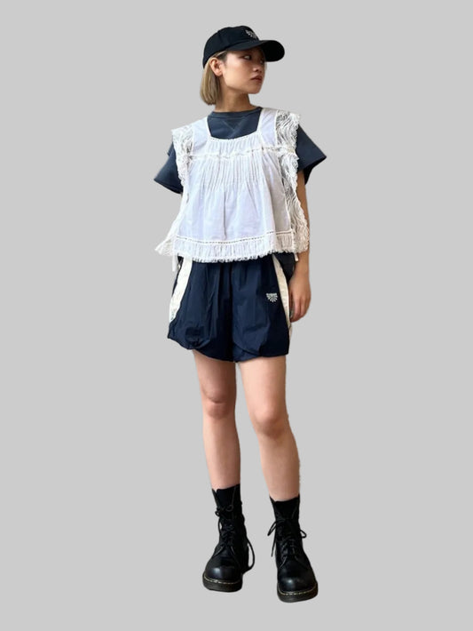 LACE TRIM COTTON TOP