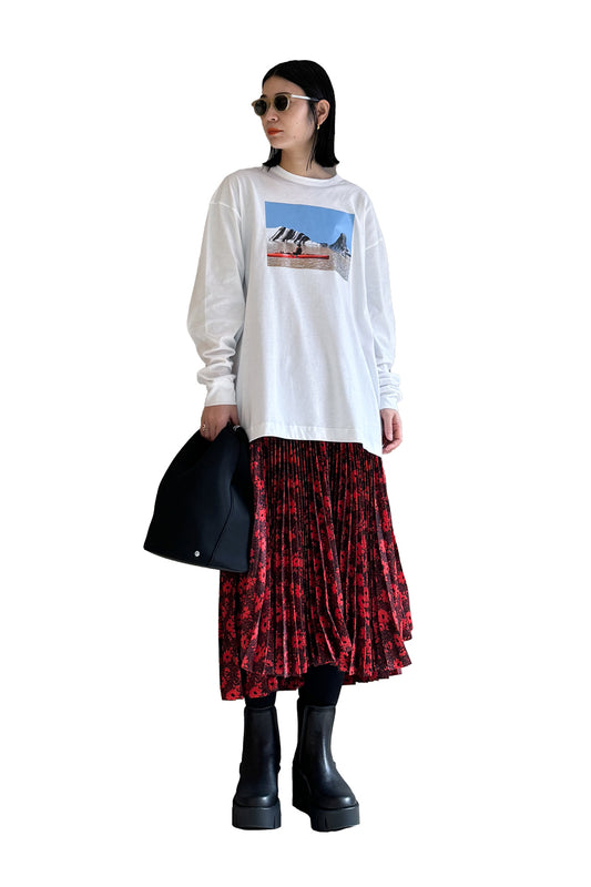 SEASONAL PRINT L.SLV T-SHIRT【24AW】