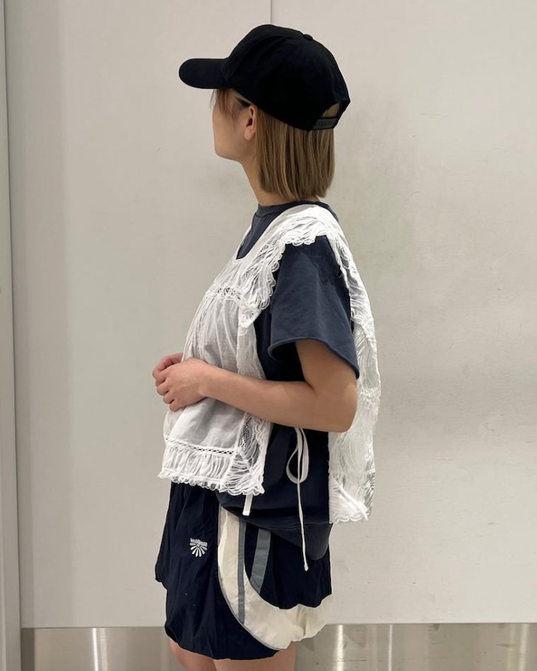 LACE TRIM COTTON TOP