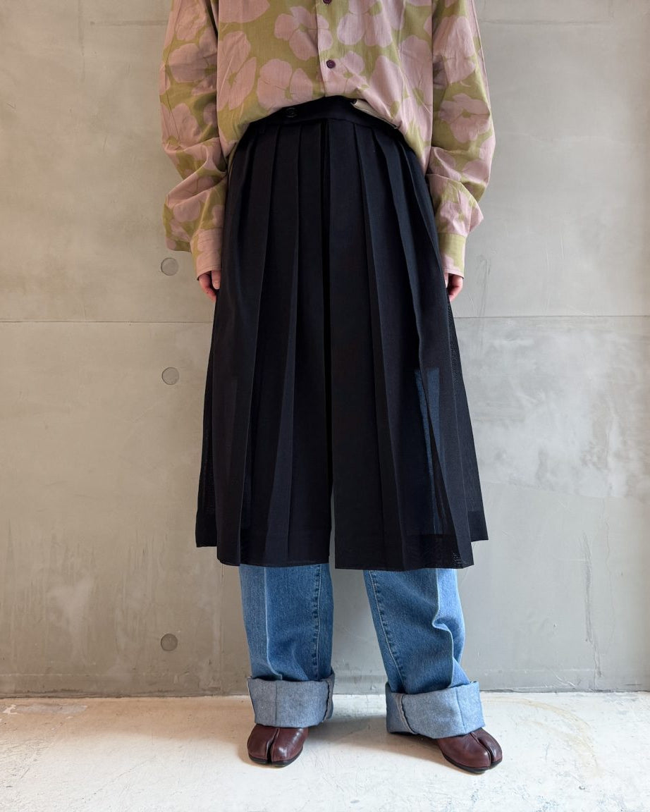 HAKAMA PANTS MEDIUM WOOL FISHING NET（UNISEX）