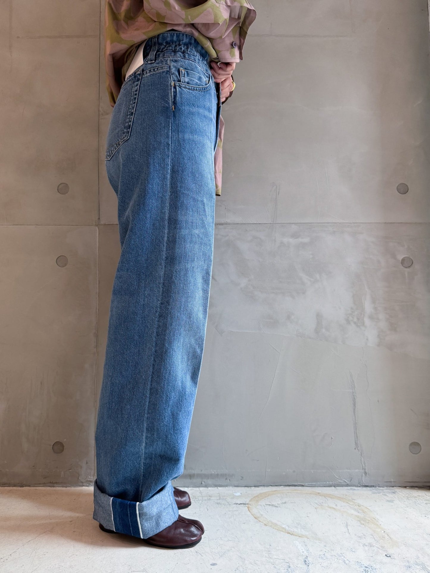 3 BUTTON DENIM  PAPER WASH（UNISEX）