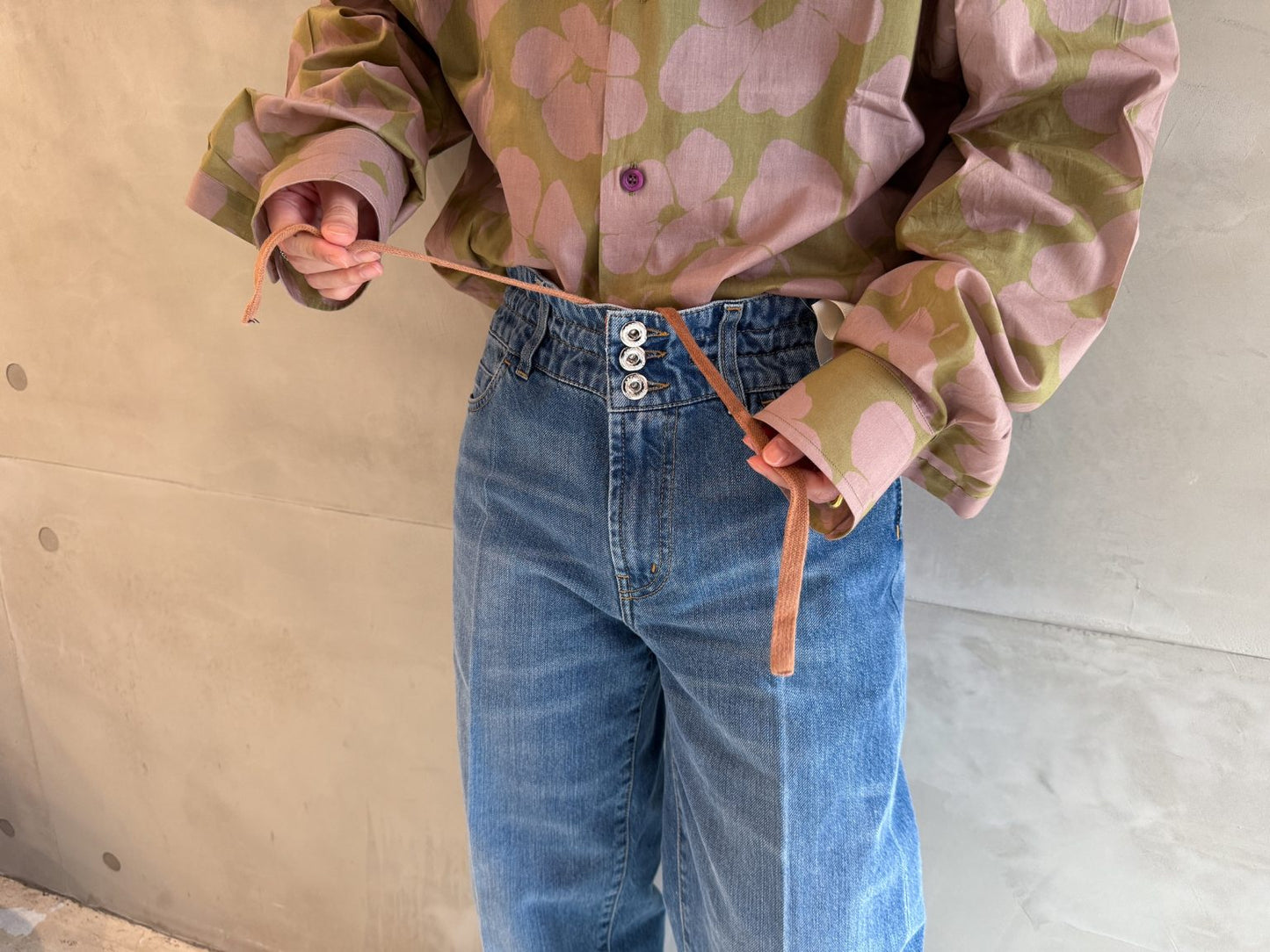 3 BUTTON DENIM  PAPER WASH（UNISEX）