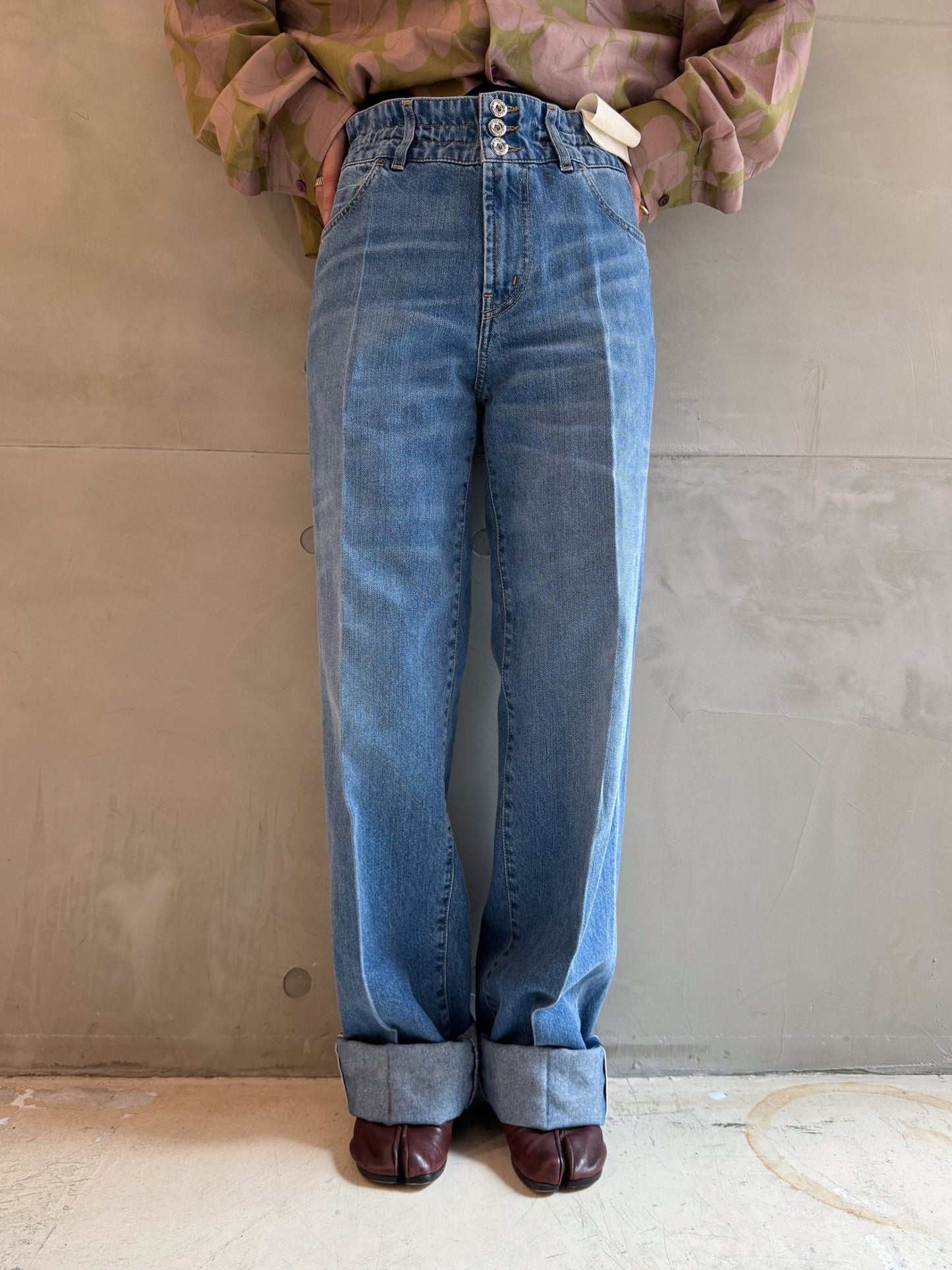 3 BUTTON DENIM  PAPER WASH（UNISEX）
