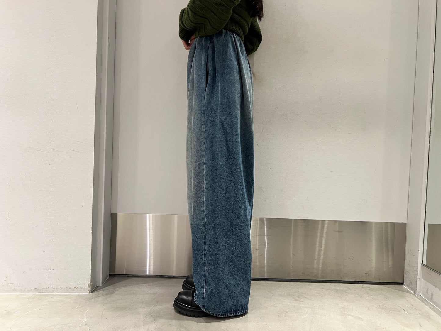 ワイドデニムパンツ【24AW】　