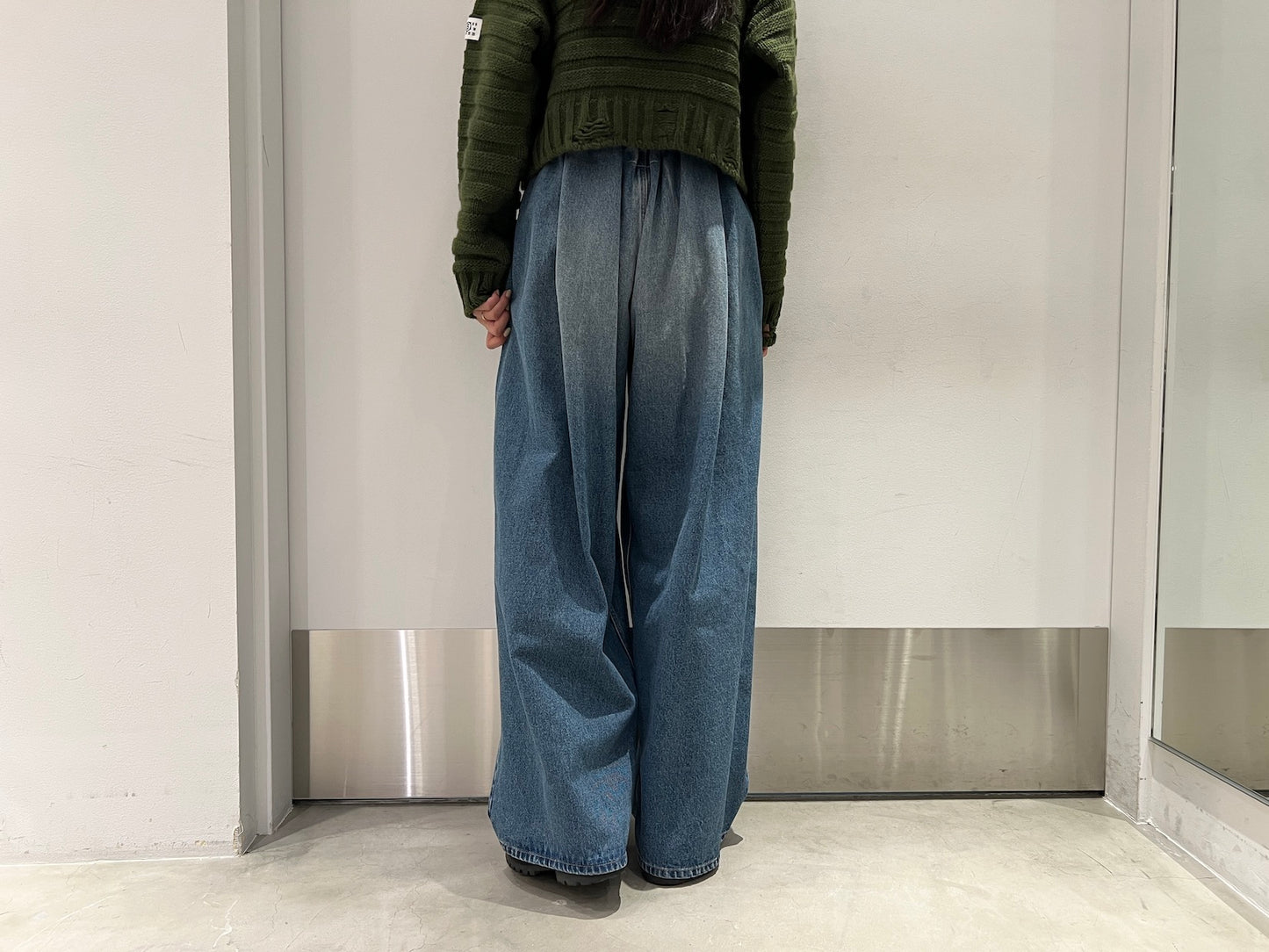 ワイドデニムパンツ【24AW】　