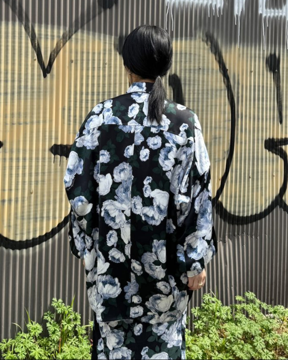 ENVERS SATIN PJ SHIRT