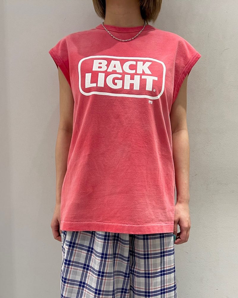 ”BACK LIGHT” SLEEVELESS TANK TOP