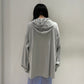 SCRIBBLED PARIS JERSEY HOODIE【25SS】