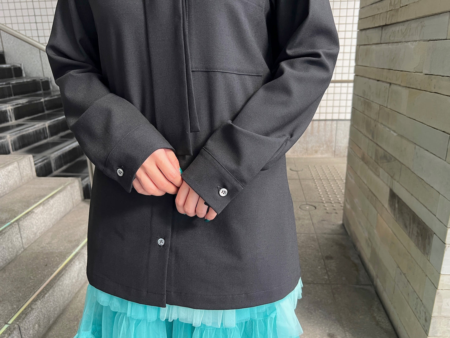 タイ付ブラウス【25AW】