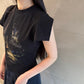 PARIS TOURIST FRONT SLEEVE BABY T-SHIRT