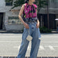DRIES VAN NOTEN/HERADA総柄ノースリーブトップス