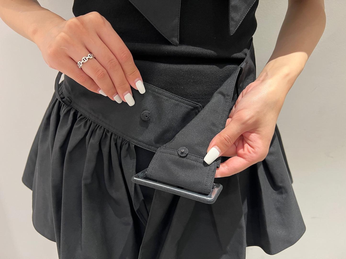 BELTED FLARE PUFF TOP【25AW】