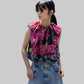 DRIES VAN NOTEN/HERADA総柄ノースリーブトップス