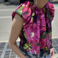 DRIES VAN NOTEN/HERADA総柄ノースリーブトップス