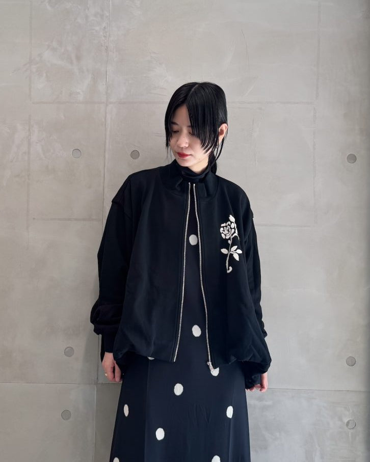 HandEmbroideredBalloonJerseyZip-UpTop（MEN）