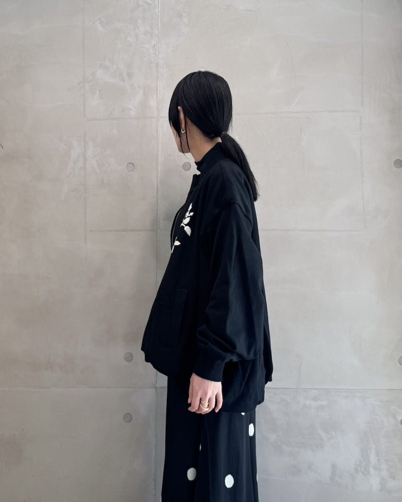 HandEmbroideredBalloonJerseyZip-UpTop（MEN）