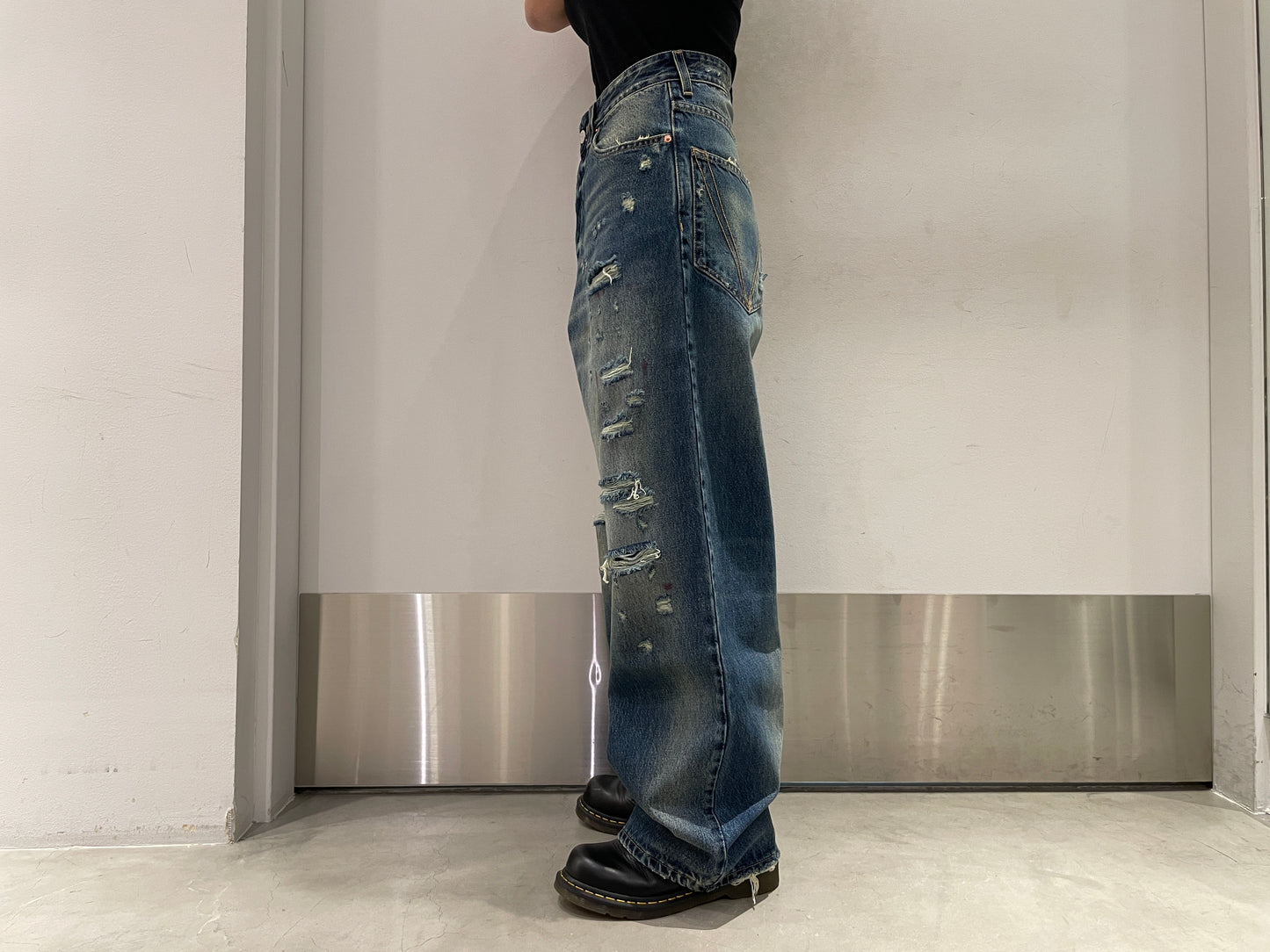 DISTRESSED BAGGY JEANS【25SS】