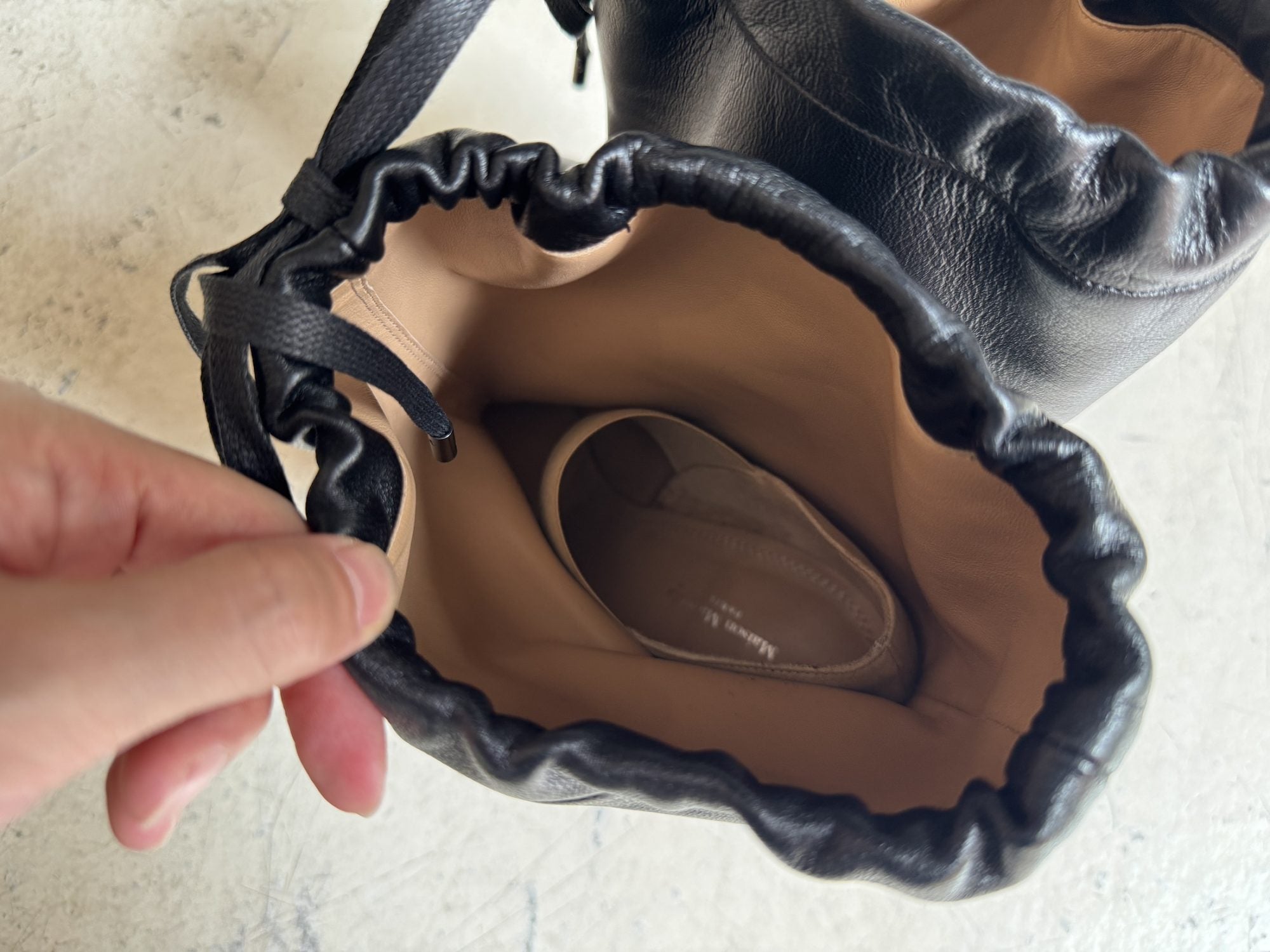 タビドローストリングアンクルブーツ｜MAISON MARGIELA（メゾン