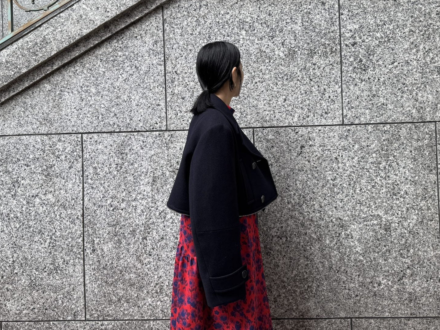 BROKEN DOUBLE BREASTED COAT【25AW】