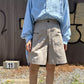 zipper patch short pants【25SS】