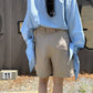 zipper patch short pants【25SS】