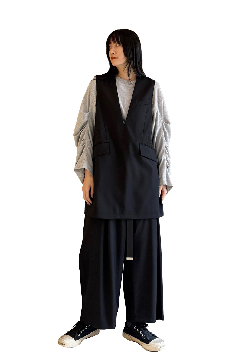 IZAIA BELTED PANTS【24AW】