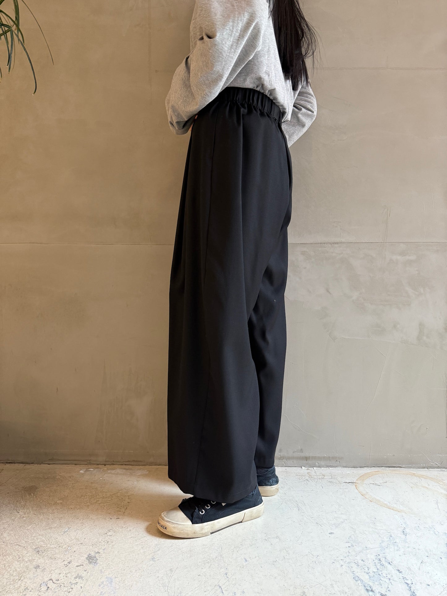 IZAIA BELTED PANTS【24AW】