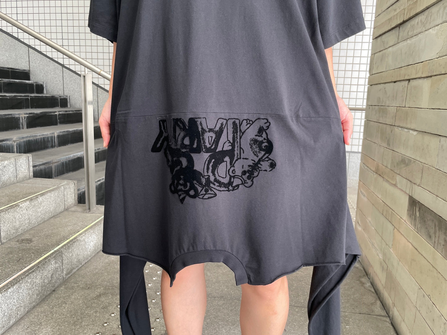 Tシャツ切替ドレス【24AW】