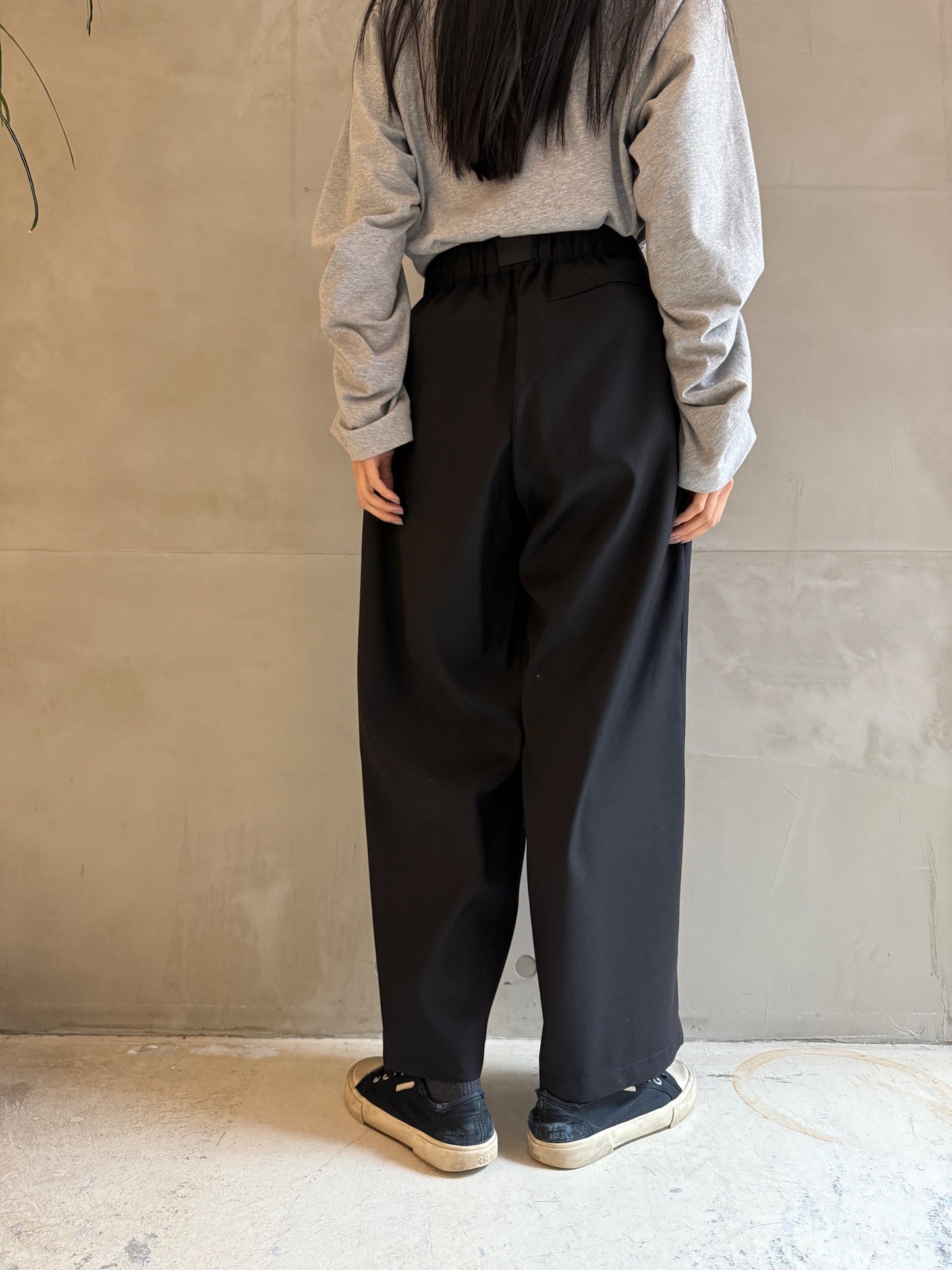 IZAIA BELTED PANTS【24AW】