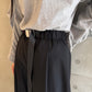 IZAIA BELTED PANTS【24AW】