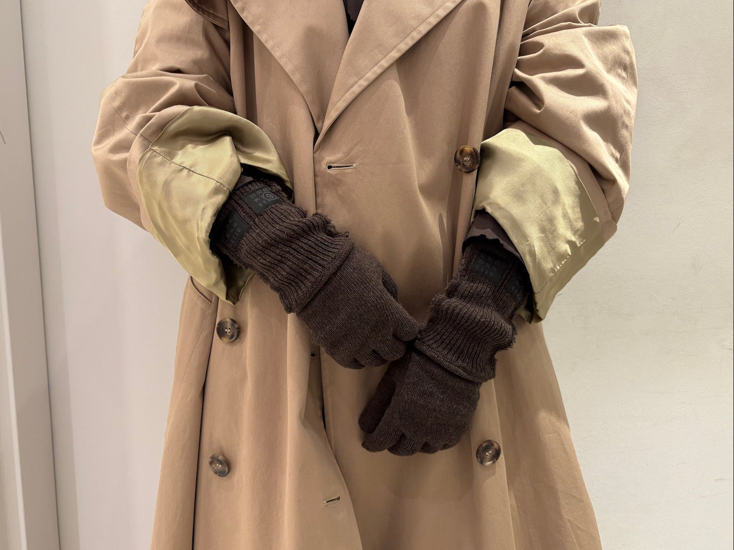 ウールブレンドグローブ