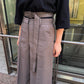 BELT DETAILED CULOTTE TROUSERS【24SS】