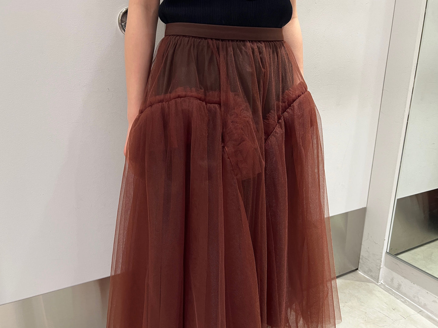 チュールスカート