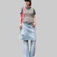 レイヤードデニムトラウザーズ（UNISEX）